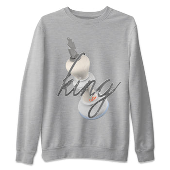 Air Jordan 5 Craft Sneaker Match Tees 3D King Sneaker Tees AJ5 SE Craft Sneaker Release Tees Unisex Shirts Heather Grey 2