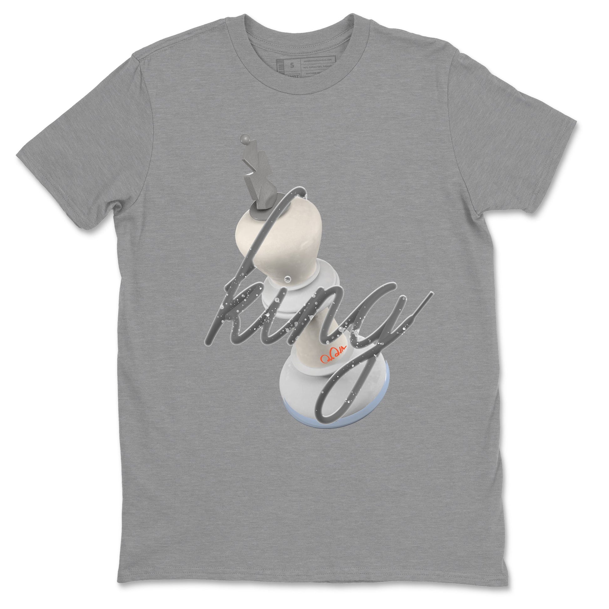 Air Jordan 5 Craft Sneaker Match Tees 3D King Sneaker Tees AJ5 SE Craft Sneaker Release Tees Unisex Shirts Heather Grey 2