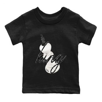 5s Sail shirt to match jordans 3D King sneaker tees Air Jordan 5 Sail SNRT sneaker release tees baby toddler Black 2 cotton Shirt
