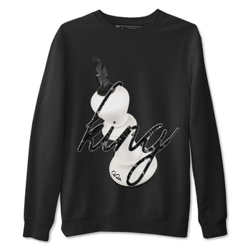 5s Sail shirt to match jordans 3D King sneaker tees Air Jordan 5 Sail SNRT Sneaker Release Tees unisex cotton Black 2 crew neck shirt
