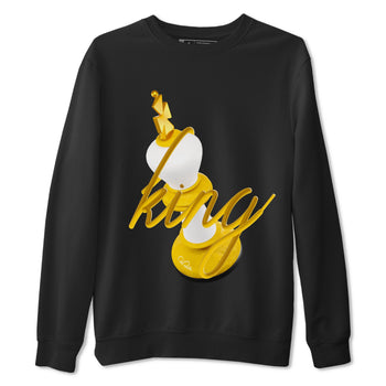 6s Yellow Ochre shirt to match jordans 3D King sneaker tees Air Jordan 6 Yellow Ochre SNRT Sneaker Release Tees Unisex Black 2 T-Shirt