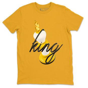 6s Yellow Ochre shirt to match jordans 3D King sneaker tees Air Jordan 6 Yellow Ochre SNRT Sneaker Release Tees Unisex Gold 2 T-Shirt