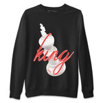 Air Jordan 7 Infrared Sneaker Match Tees 3D King Sneaker Tees AJ7 Infrared Sneaker Release Tees Unisex Shirts Black 2