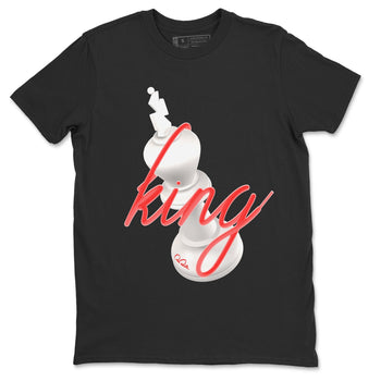 Air Jordan 7 Infrared Sneaker Match Tees 3D King Sneaker Tees AJ7 Infrared Sneaker Release Tees Unisex Shirts Black 2