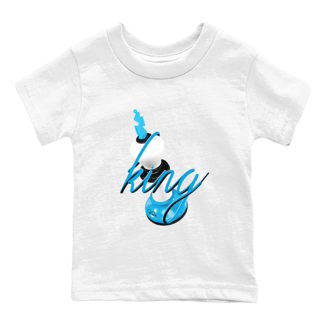 9s Powder Blue shirt to match jordans 3D King sneaker tees Air Jordan 9 Powder Blue SNRT sneaker release tees baby toddler White 2 cotton Shirt