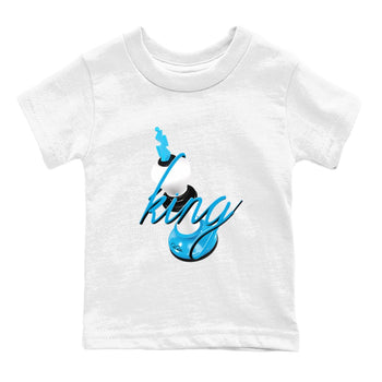 9s Powder Blue shirt to match jordans 3D King sneaker tees Air Jordan 9 Powder Blue SNRT sneaker release tees baby toddler White 2 cotton Shirt