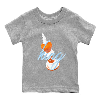 Crazy 8 Team Orange shirt to match jordans 3D King sneaker tees Adidas Crazy 8 Team Orange SNRT Sneaker Release Tees Baby Toddler Heather Grey 2 T-Shirt