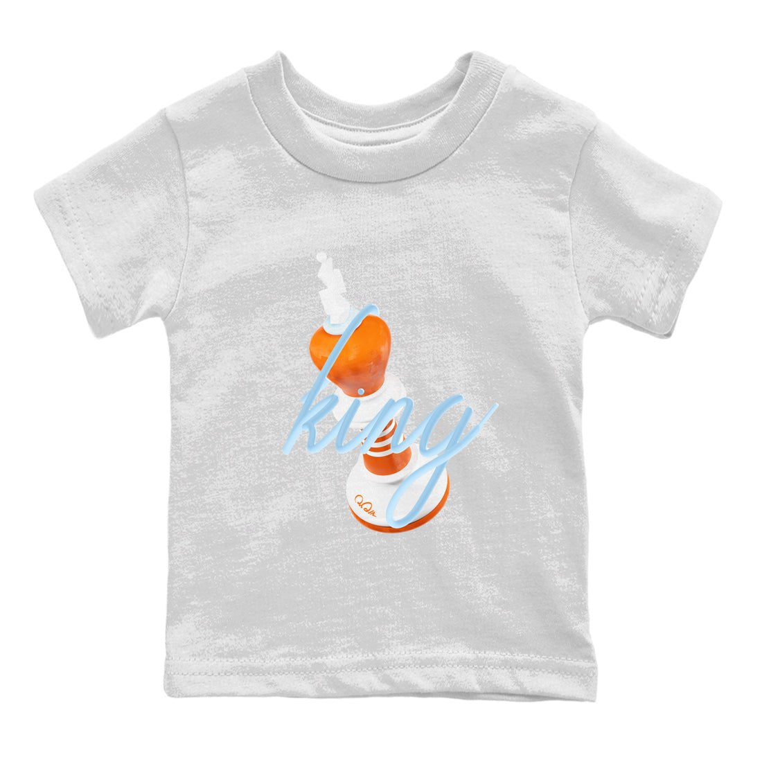 Crazy 8 Team Orange shirt to match jordans 3D King sneaker tees Adidas Crazy 8 Team Orange SNRT Sneaker Release Tees Baby Toddler White 2 T-Shirt