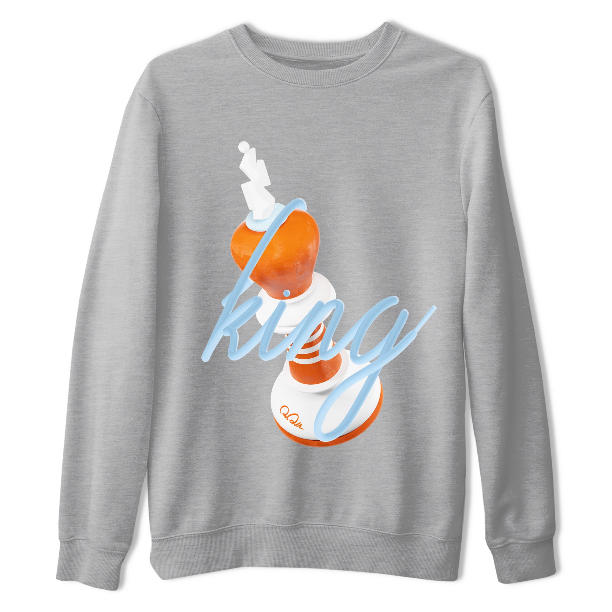 Crazy 8 Team Orange shirt to match jordans 3D King sneaker tees Adidas Crazy 8 Team Orange SNRT Sneaker Release Tees Unisex Heather Grey 2 T-Shirt