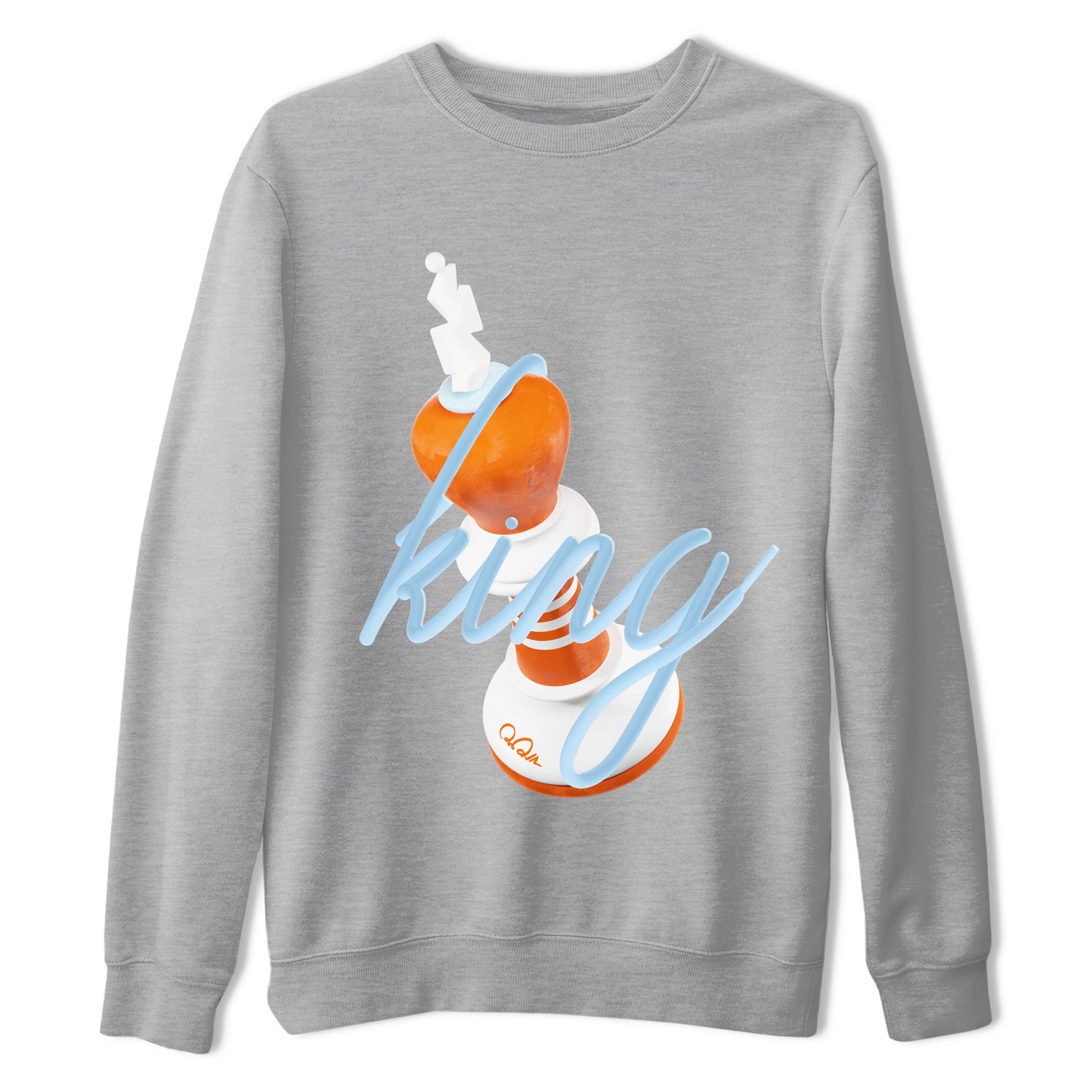 Crazy 8 Team Orange shirt to match jordans 3D King sneaker tees Adidas Crazy 8 Team Orange SNRT Sneaker Release Tees Unisex Heather Grey 2 T-Shirt