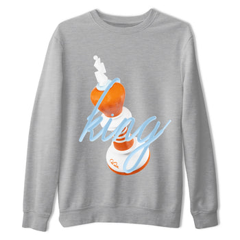 Crazy 8 Team Orange shirt to match jordans 3D King sneaker tees Adidas Crazy 8 Team Orange SNRT Sneaker Release Tees Unisex Heather Grey 2 T-Shirt
