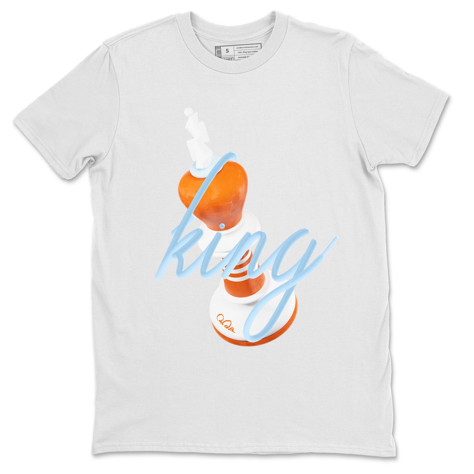 Crazy 8 Team Orange shirt to match jordans 3D King sneaker tees Adidas Crazy 8 Team Orange SNRT Sneaker Release Tees Unisex White 2 T-Shirt
