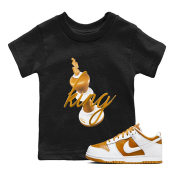 Dunk Dark Curry shirt to match jordans 3D King sneaker tees AJ1 Low Dark Curry SNRT sneaker release tees baby toddler Black 1 cotton Shirt