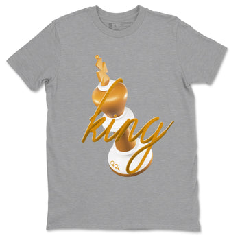 Dunk Dark Curry shirt to match jordans 3D King sneaker tees AJ1 Low Dark Curry SNRT Sneaker Release Tees unisex cotton Heather Grey 2 crew neck shirt