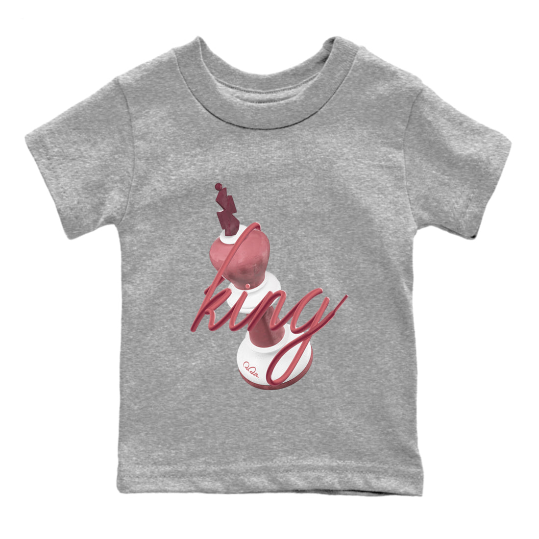 Dunk Valentines Day 2024 shirt to match jordans 3D King sneaker tees Dunk Happy Valentines Day 2024 SNRT Sneaker Release Tees Baby Toddler Heather Grey 2 T-Shirt