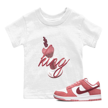 Dunk Valentines Day 2024 shirt to match jordans 3D King sneaker tees Dunk Happy Valentines Day 2024 SNRT Sneaker Release Tees Baby Toddler White 1 T-Shirt