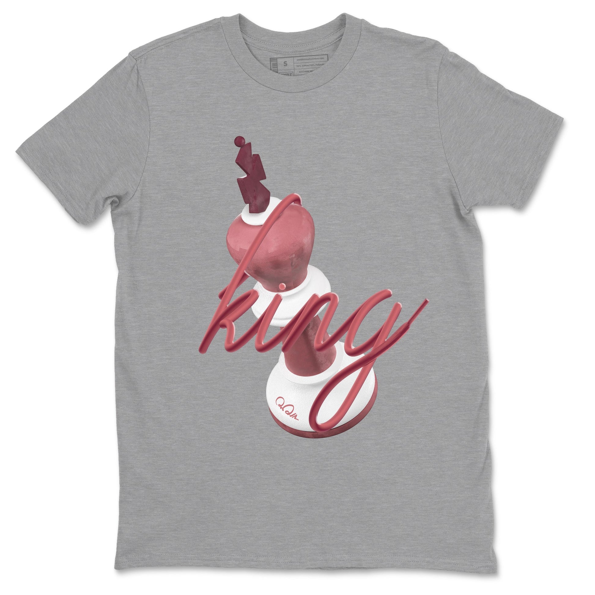 Dunk Valentines Day 2024 shirt to match jordans 3D King sneaker tees Dunk Happy Valentines Day 2024 SNRT Sneaker Release Tees Unisex Heather Grey 2 T-Shirt