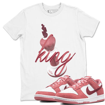Dunk Valentines Day 2024 shirt to match jordans 3D King sneaker tees Dunk Happy Valentines Day 2024 SNRT Sneaker Release Tees Unisex White 1 T-Shirt