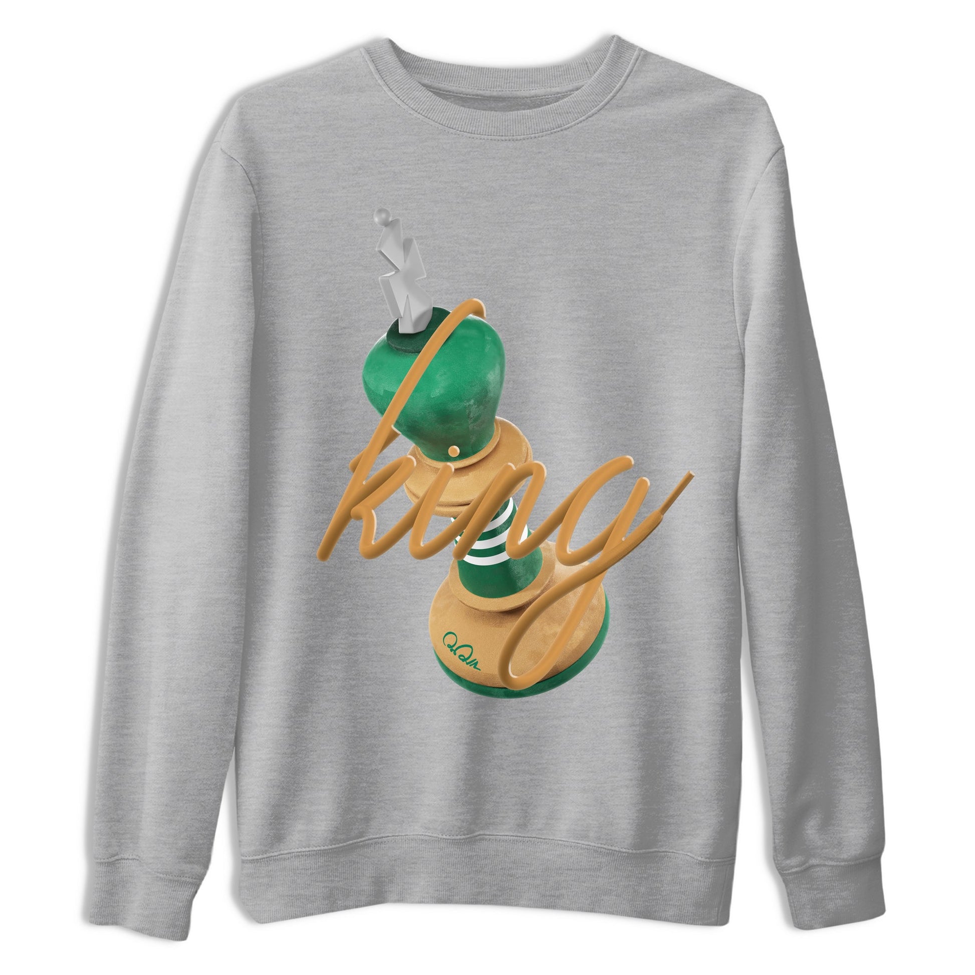 Samba Collegiate Green Gum shirt to match jordans 3D King sneaker tees Adidas Green Gum SNRT Sneaker Release Tees Unisex Heather Grey 2 T-Shirt