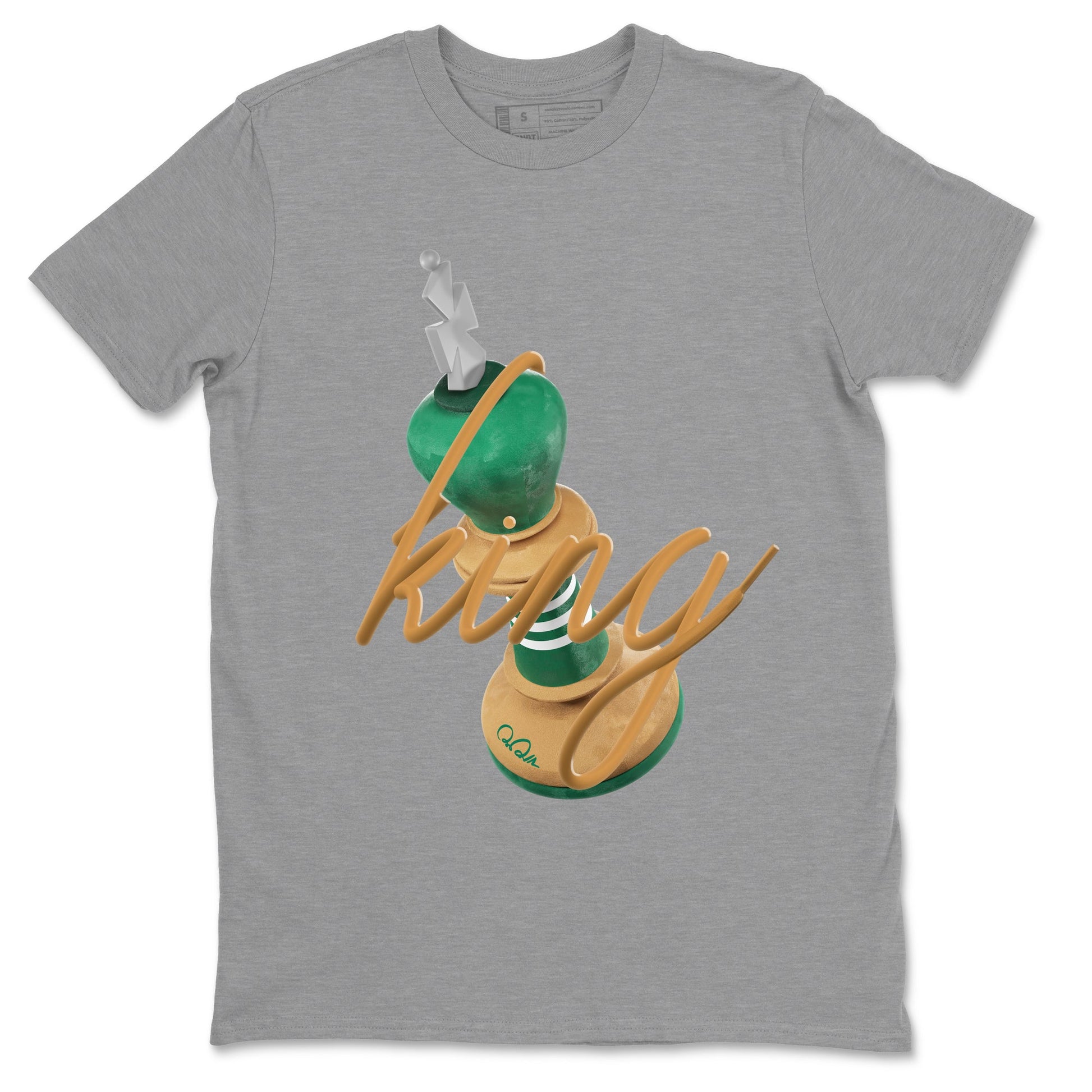 Samba Collegiate Green Gum shirt to match jordans 3D King sneaker tees Adidas Green Gum SNRT Sneaker Release Tees Unisex Heather Grey 2 T-Shirt