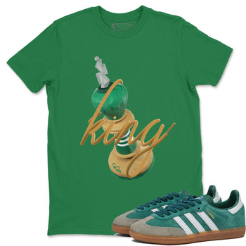 Samba Collegiate Green Gum shirt to match jordans 3D King sneaker tees Adidas Green Gum SNRT Sneaker Release Tees Unisex Kelly Green 1 T-Shirt