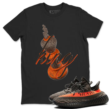 Yeezy 350 Carbon Beluga shirt to match jordans 3D King sneaker tees Adidas Yeezy Boost 350 Carbon Beluga SNRT Sneaker Release Tees Unisex Black 1 T-Shirt