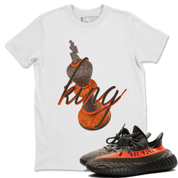 Yeezy 350 Carbon Beluga shirt to match jordans 3D King sneaker tees Adidas Yeezy Boost 350 Carbon Beluga SNRT Sneaker Release Tees Unisex White 1 T-Shirt