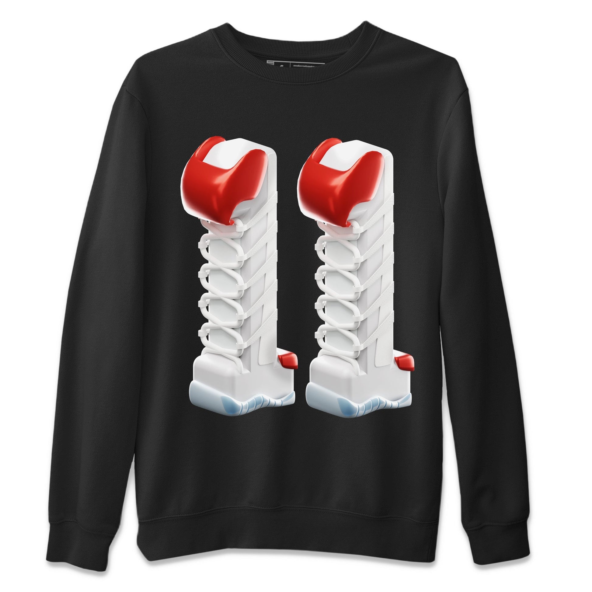 Air Jordan 11 Cherry Sneaker Match Tees 3D Number 11 Sneaker Tees Air Jordan 11 Cherry Sneaker Release Tees Unisex Shirts