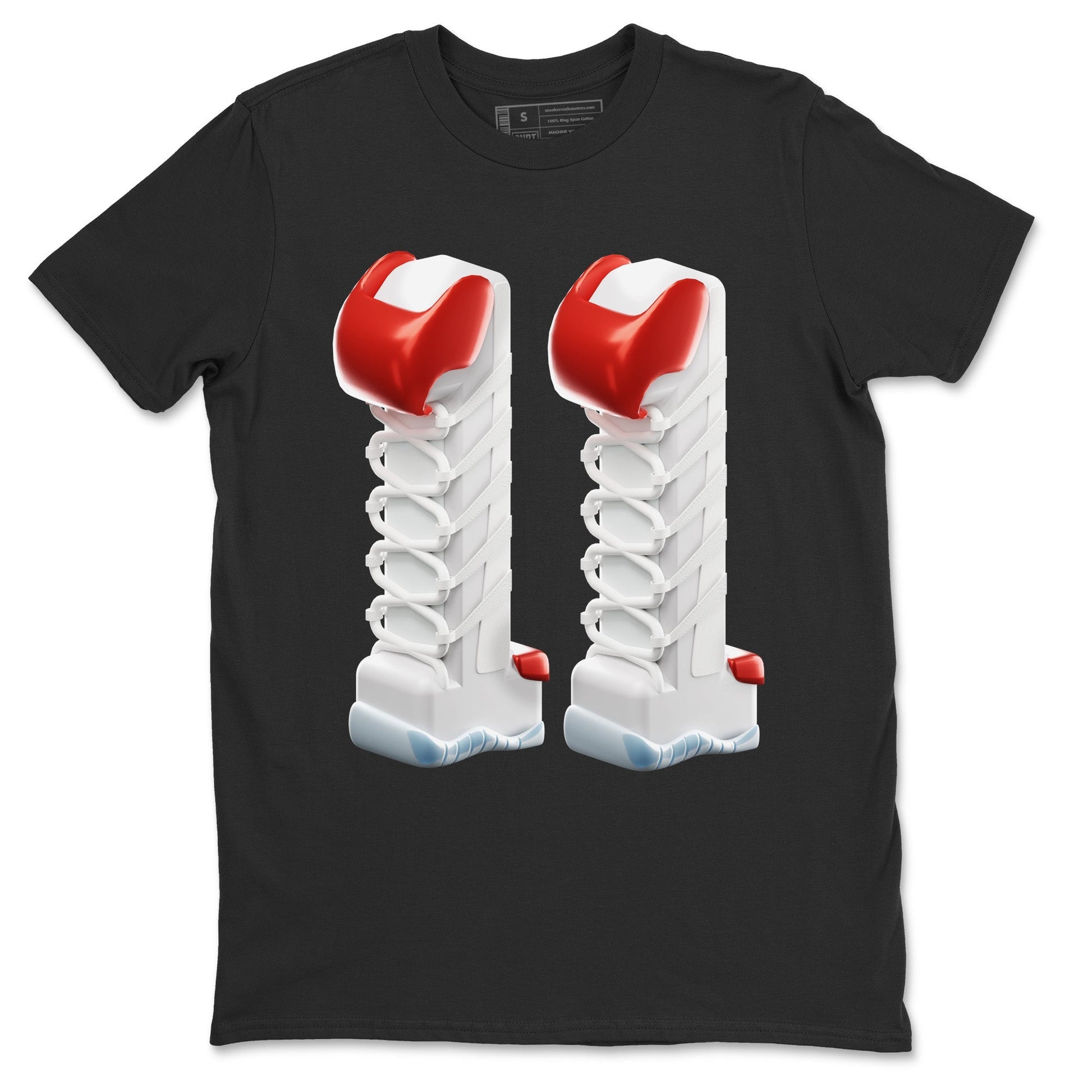 Air Jordan 11 Cherry Sneaker Match Tees 3D Number 11 Sneaker Tees Air Jordan 11 Cherry Sneaker Release Tees Unisex Shirts