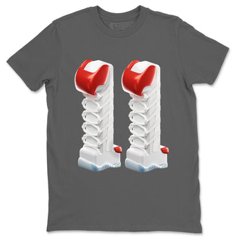 Air Jordan 11 Cherry Sneaker Match Tees 3D Number 11 Sneaker Tees Air Jordan 11 Cherry Sneaker Release Tees Unisex Shirts
