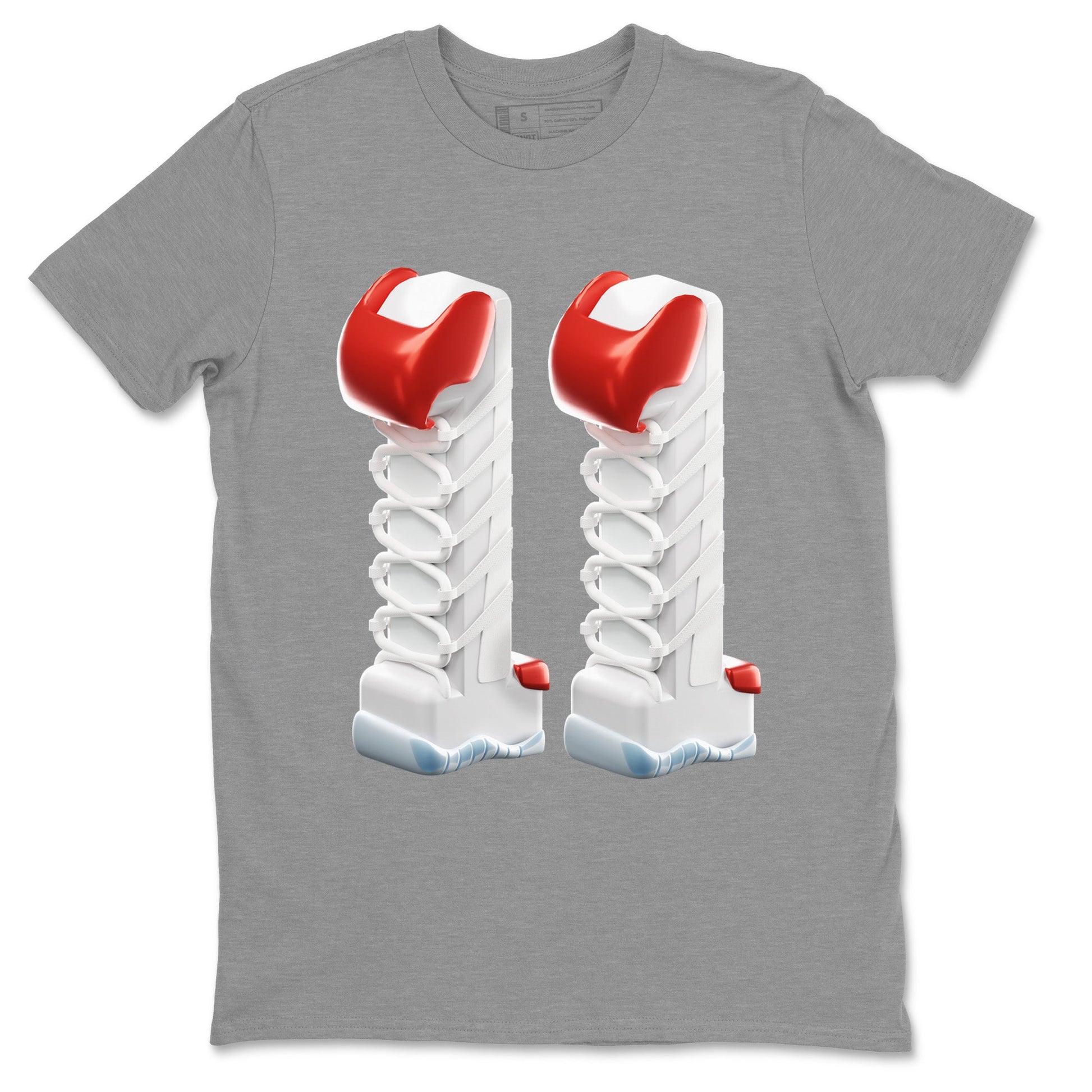 Air Jordan 11 Cherry Sneaker Match Tees 3D Number 11 Sneaker Tees Air Jordan 11 Cherry Sneaker Release Tees Unisex Shirts
