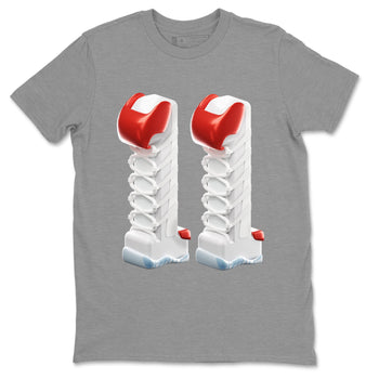 Air Jordan 11 Cherry Sneaker Match Tees 3D Number 11 Sneaker Tees Air Jordan 11 Cherry Sneaker Release Tees Unisex Shirts