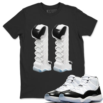 Air Jordan 11 Concord Sneaker Match Tees 3D Number 11 Sneaker Tees Air Jordan 11 Concord Sneaker Release Tees Unisex Shirts