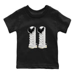 11s Gratitude shirt to match jordans 3D Number 11 sneaker tees Air Jordan 11 Gratitude SNRT Sneaker Release Tees Baby Toddler Black 2 T-Shirt