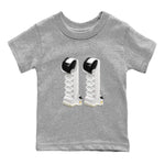 11s Gratitude shirt to match jordans 3D Number 11 sneaker tees Air Jordan 11 Gratitude SNRT Sneaker Release Tees Baby Toddler Heather Grey 2 T-Shirt