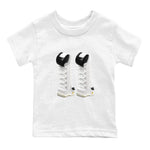 11s Gratitude shirt to match jordans 3D Number 11 sneaker tees Air Jordan 11 Gratitude SNRT Sneaker Release Tees Baby Toddler White 2 T-Shirt