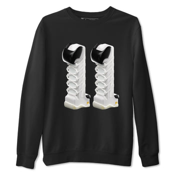 11s Gratitude shirt to match jordans 3D Number 11 sneaker tees Air Jordan 11 Gratitude SNRT Sneaker Release Tees Unisex Black 2 T-Shirt