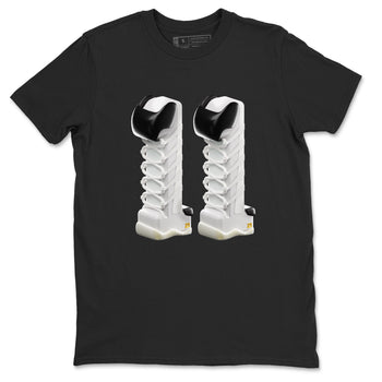 11s Gratitude shirt to match jordans 3D Number 11 sneaker tees Air Jordan 11 Gratitude SNRT Sneaker Release Tees Unisex Black 2 T-Shirt
