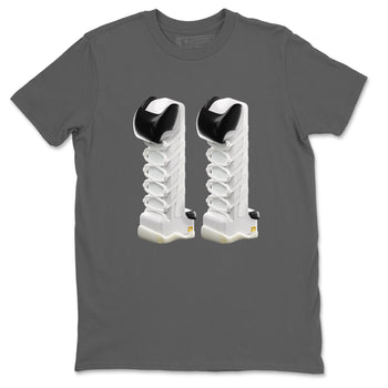 11s Gratitude shirt to match jordans 3D Number 11 sneaker tees Air Jordan 11 Gratitude SNRT Sneaker Release Tees Unisex Cool Grey 2 T-Shirt