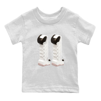 Air Jordan 11 Neapolitan shirt to match jordans 3D Number 11 sneaker tees AJ11 Neapolitan SNRT Sneaker Release Tees Baby Toddler White 2 T-Shirt