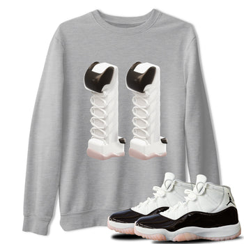 Air Jordan 11 Neapolitan shirt to match jordans 3D Number 11 sneaker tees AJ11 Neapolitan SNRT Sneaker Release Tees Unisex Heather Grey 1 T-Shirt