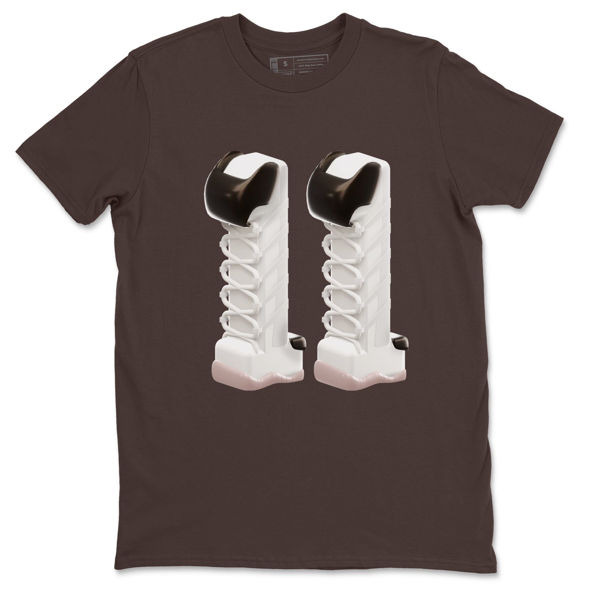 Air Jordan 11 Neapolitan shirt to match jordans 3D Number 11 sneaker tees AJ11 Neapolitan SNRT Sneaker Release Tees Unisex Dark Chocolate 2 T-Shirt