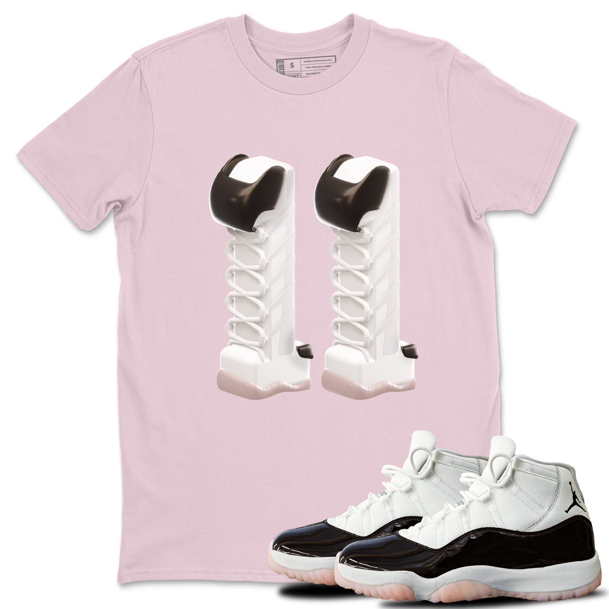 Air Jordan 11 Neapolitan shirt to match jordans 3D Number 11 sneaker tees AJ11 Neapolitan SNRT Sneaker Release Tees Unisex Pink 1 T-Shirt