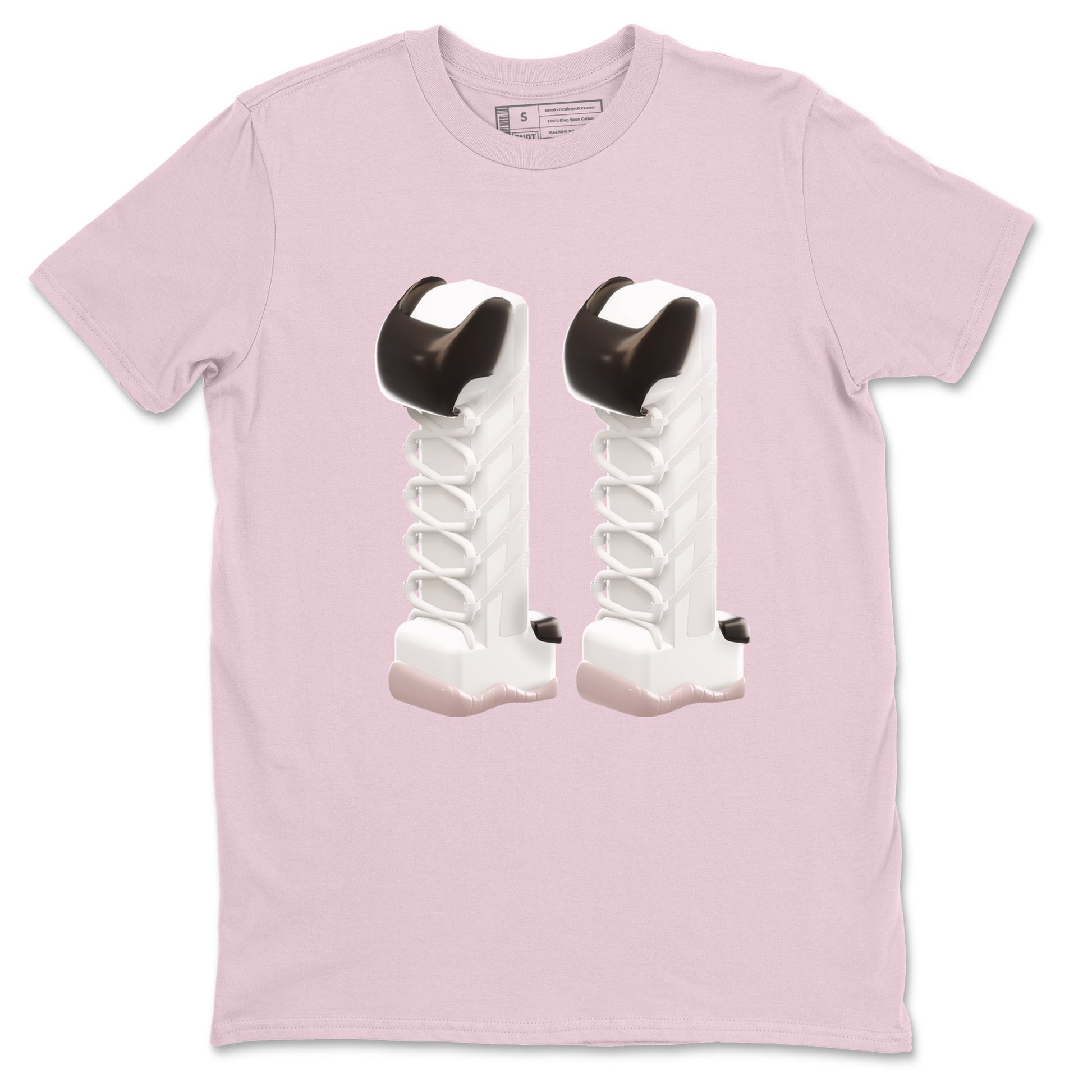 Air Jordan 11 Neapolitan shirt to match jordans 3D Number 11 sneaker tees AJ11 Neapolitan SNRT Sneaker Release Tees Unisex Pink 2 T-Shirt
