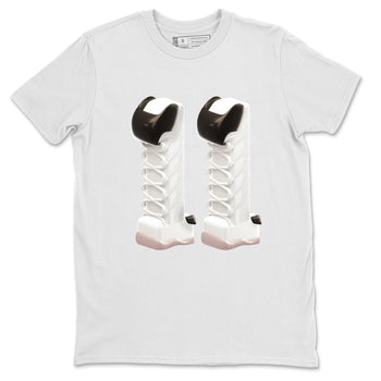 Air Jordan 11 Neapolitan shirt to match jordans 3D Number 11 sneaker tees AJ11 Neapolitan SNRT Sneaker Release Tees Unisex White 2 T-Shirt