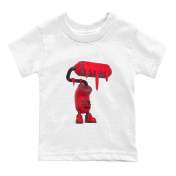 Air Force 1 Layers of Love shirt to match jordans 3D Paint Roller sneaker tees af1 Layers of Love SNRT sneaker release tees baby toddler White 2 cotton Shirt