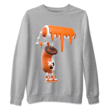 Air Jordan 1 Starfish shirt to match jordans 3D Paint Roller sneaker tees AJ1Starfish SNRT Sneaker Release Tees Unisex Heather Grey 2 T-Shirt Halloween Custumes