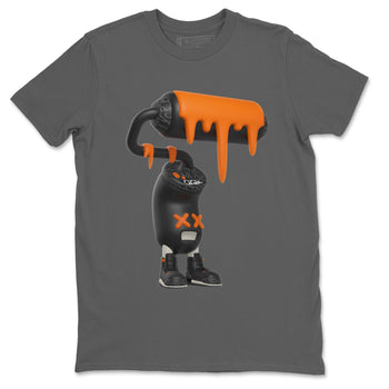 3s Fear shirt to match jordans 3D Paint Roller sneaker tees Air Jordan 3 Fear SNRT Sneaker Release Tees Unisex Cool Grey 2 T-Shirt