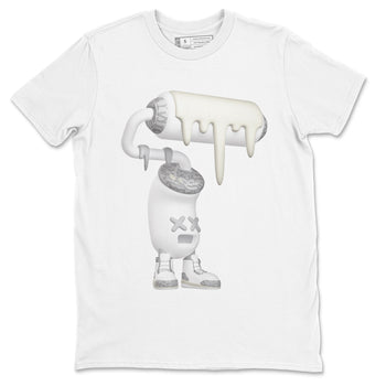 3s Ivory shirt to match jordans 3D Paint Roller sneaker tees Air Jordan 3 Ivory SNRT Sneaker Release Tees unisex cotton White 2 crew neck shirt