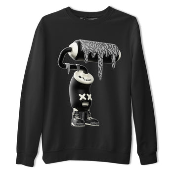 Air Jordan 3 Off Noir shirt to match jordans 3D Paint Roller sneaker tees AJ3 Off Noir SNRT Sneaker Release Tees Unisex Black 2 T-Shirt